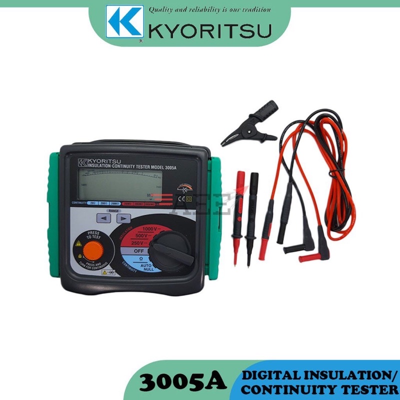 Đồng hồ đo điện trở cách điện KYORITSU 3005A