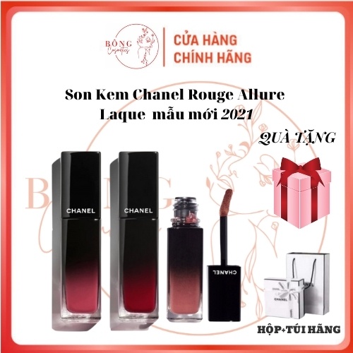 [Mẫu Hot 2021] Son Kem Chanel Rouge Allure Laque siêu lì, siêu đẹp, son chanel chuẩn auth, Bông-cosmestics