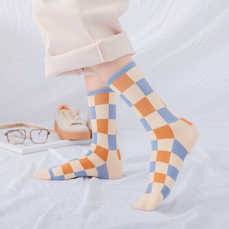 Vớ cotton Mỏng Kẻ Sọc Thoáng Khí Thời Trang Mùa Hè Cho Nữ