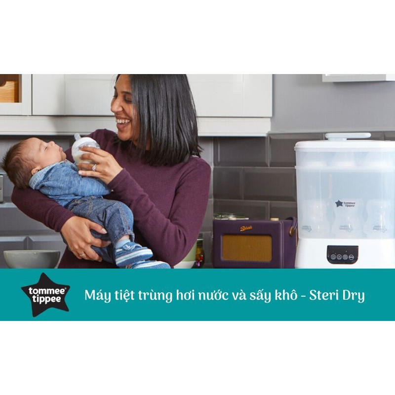 Máy tiệt trùng hơi nước và sấy khô Tommee Tippee Steri-Dry