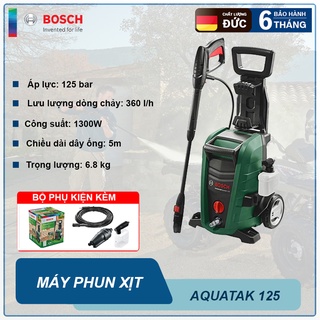 Máy phun xịt rửa áp lực Bosch AQT 125 dây 5m