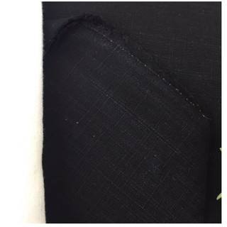 Vải linen đen