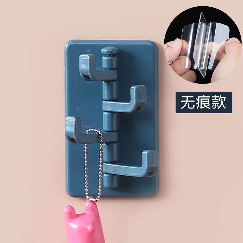 Móc nhựa treo đồ gắn tường tiết kiệm không gian tiện dụng