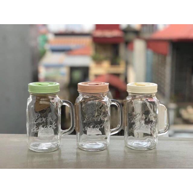 Cốc Thuỷ Tinh Có Tay Cầm 630ml Lock&Lock LLG002