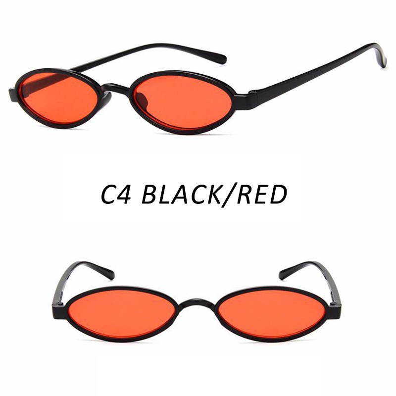 Vintage Small Sunglasses Women/Men Oval Water Drop Shape Sun Glasses