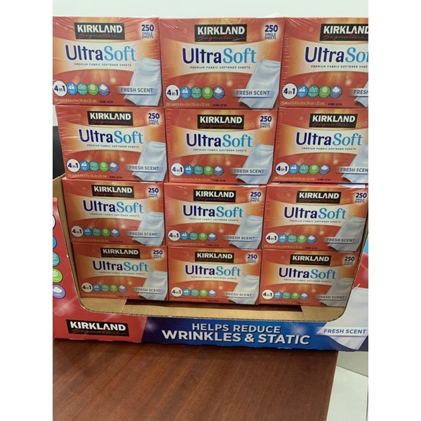 Giấy thơm và mềm quần áo Kirkland hộp 250 tờ của Mỹ