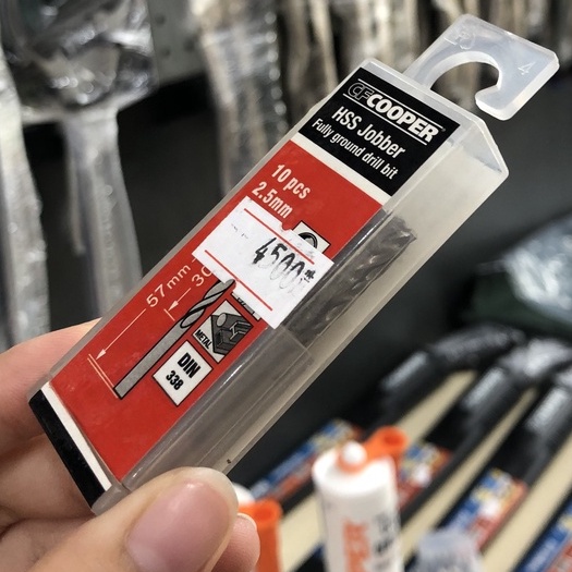 MŨI KHOAN SẮT HSS  CF COOPER