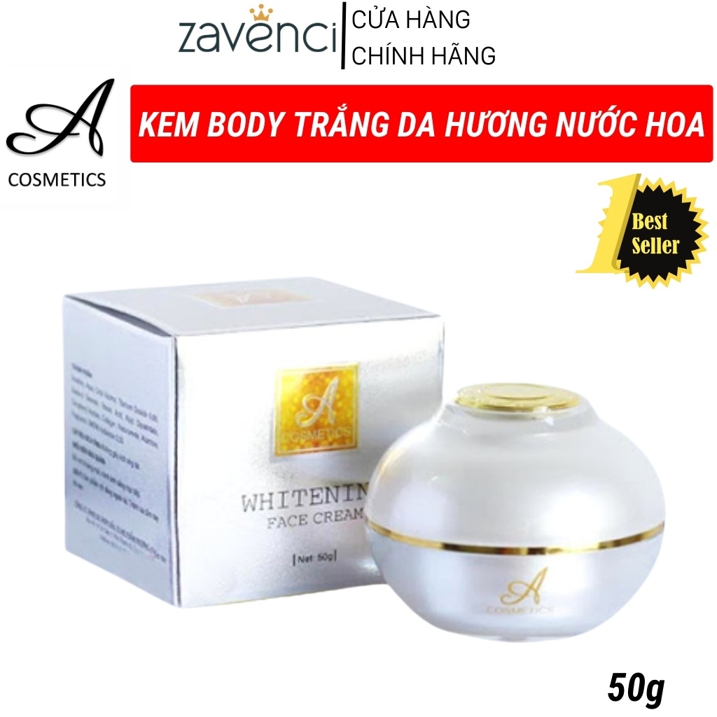 Kem Dưỡng Da FACE PHÁP ACOSMETICS Dưỡng Da Trắng Sáng Dành cho mặt Mẫu Mới 2020 (50G)