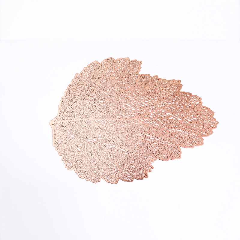 Tấm Lót Cách Nhiệt PVC, Miếng Lót Bàn Ăn Hình Chiếc Lá, Thảm Trải Bàn Ăn Gia Đình, Nhà Hàng  - Maydecor