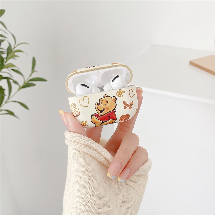AirPods Pro Airpods 3 gen3 AirPods 2 Fashion Cartoon Winnie the Pooh & Mickey Mouse & Minnie Mouse & Stitch Protective Silicone Case