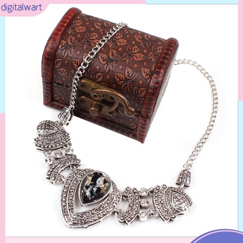 Bộ trang sức đính đá lấp lánh phong cách vintage chất lượng cao