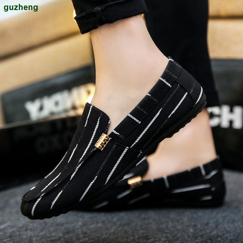 Giày lười vải chống trượt phong cách Bắc Kinh cổ điển thời trang hè thu tùy chọn màu sắc dành cho nam
