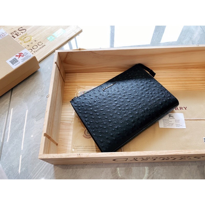 Ví cầm tay nam Burberry- cao cấp nhập khẩu new fullbox