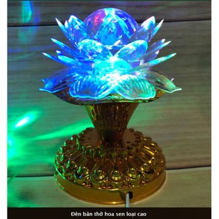 Đèn led hoa sen xoay 360 độ ĐẾ CAO