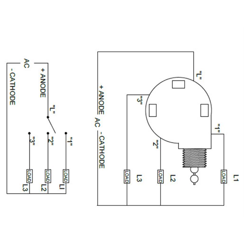 Công Tắc Khóa Kéo 3 Tốc Độ 3A / 250V 6A / 125V