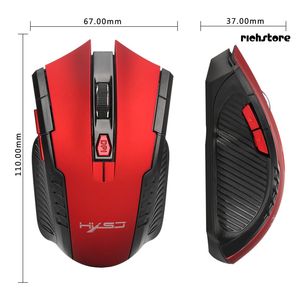 Chuột Chơi Game Không Dây Hxsj X20 6 Nút