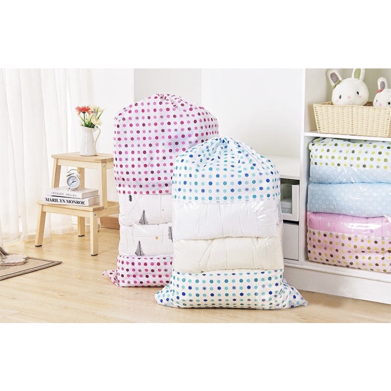 Túi Vải Không Dệt Đựng Chăn Màn Kích Thước 70cm x 100cm - Túi Rút Loại To Đựng Vật Dụng Gia Đình
