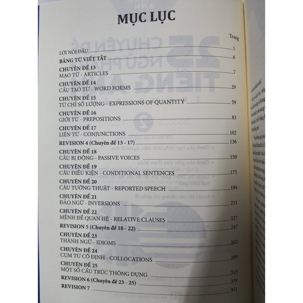 Sách - 25 Chuyên đề Ngữ pháp Tiếng Anh trọng tâm 2