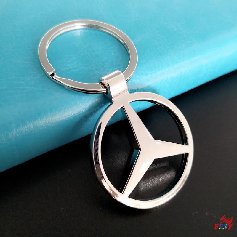 Móc khóa bằng kim loại hình logo xe Mercedes-Benz