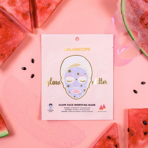 Mặt Nạ Thạch Dưỡng Ẩm Chống Lão Hoá Chuyên Sâu LALARECIPE Glow Face Moisture Mask 23g