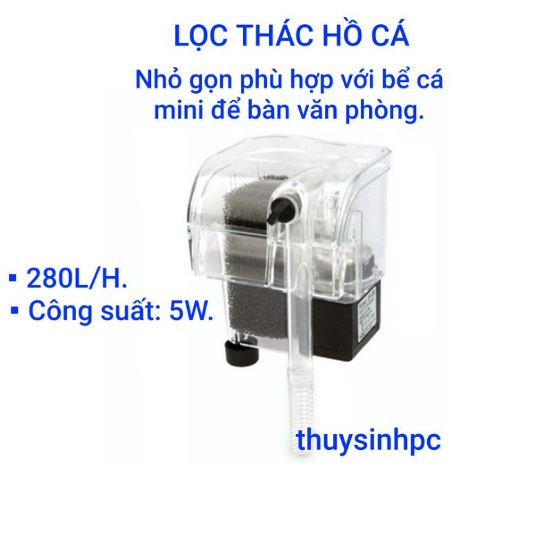 Lọc thác lọc nước hồ cá giúp nước sạch và trong