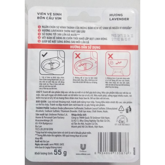 Viên treo bồn cầu VIM 55g