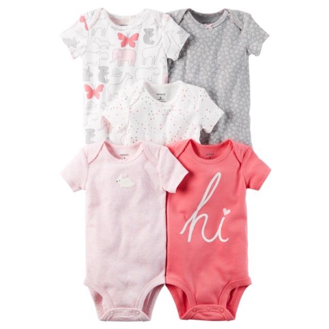 Set 5 bộ bodysuit ngắn tay xuất dư Cambodia | BigBuy360 - bigbuy360.vn