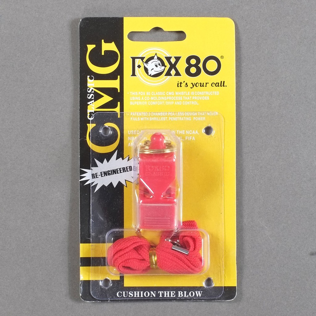 Còi Trọng Tài FOX 80 chuyên dụng cho bóng đá