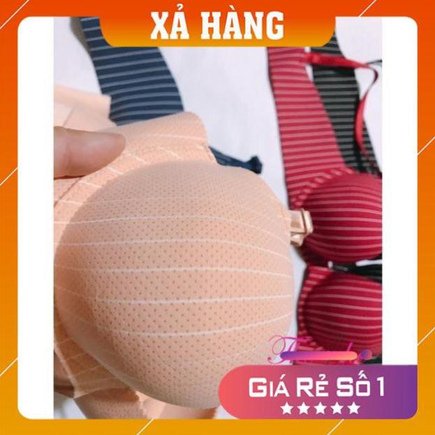 [Giá huỷ diệt] Áo Lót Đúc Su Kẻ Thông Hơi 531z.