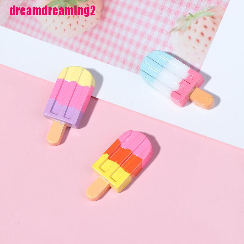 Bộ 5 Que Kem Mini Nhiều Màu Tỉ Lệ 1: 12 Dùng Trang Trí Nhà Cửa