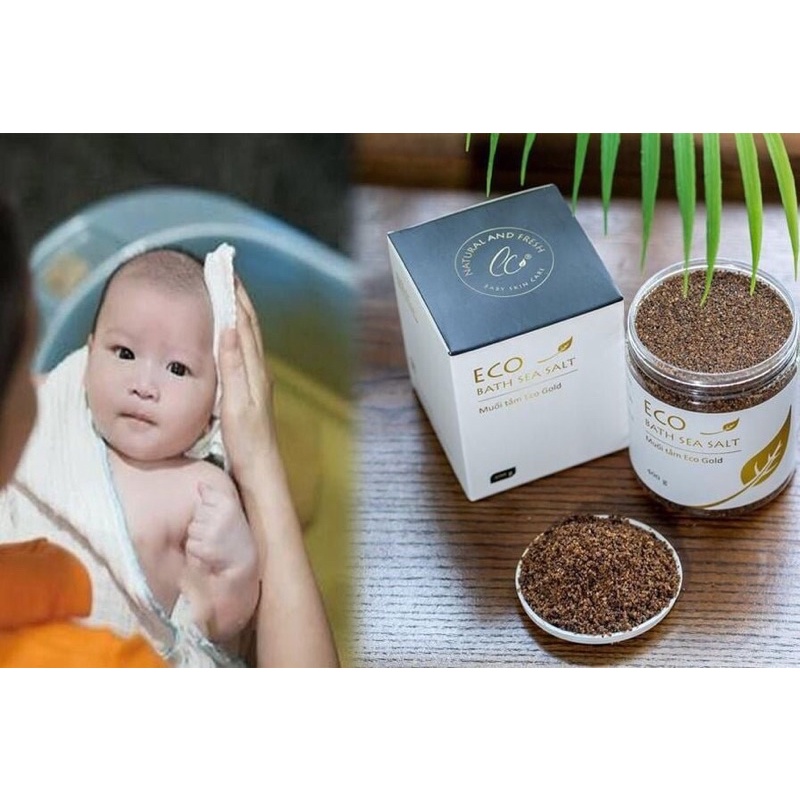 [Chính hãng]Muối tắm thảo dược Eco 200g-400g Ecogold 400g