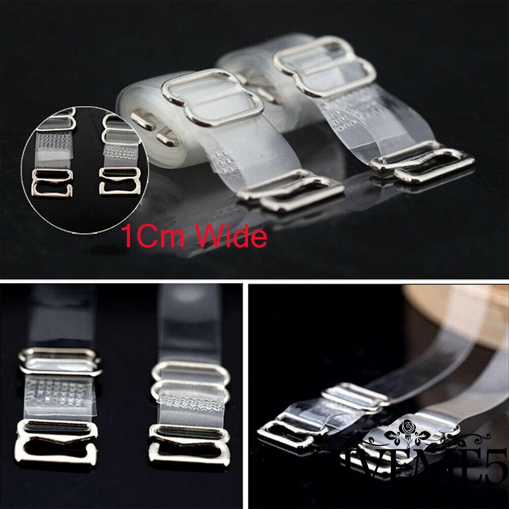Cặp dây áo ngực trong suốt có khóa bằng kim loại tiện dụng
