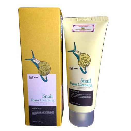 Sữa Rửa Mặt Ôc Sên Trắng Da Xóa Thâm Xạm Snail Foam Cleanser Benew Hàn quốc 100ml/Hộp