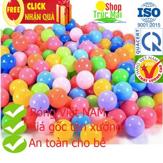 100 BÓNG NHỰA MỀM CHO BÉ