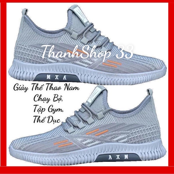 Xả Kho ) Giày Thể Thao Nam Chạy Bộ, Tập Gym, Dã Ngoại, Thể Dục