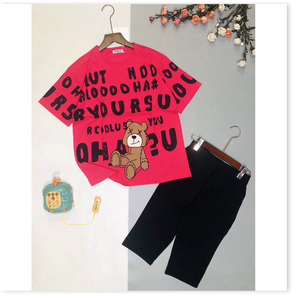 Set bộ đồ mặc nhà nữ quần lửng áo thun phong cách cho chị em THỜI TRANG KME FASHION