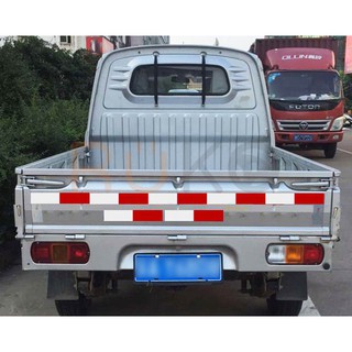 🚗 Bộ 10 dải phản quang màu trắng đỏ bạn đường cho xe tải, xe chở hàng, xe công ten nơ