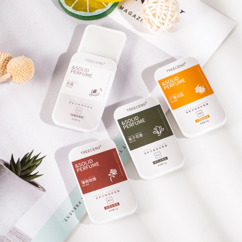 Nước hoa khô dạng sáp hương thơm lâu, nhẹ nhàng, siêu tiện lợi, siêu hot trend