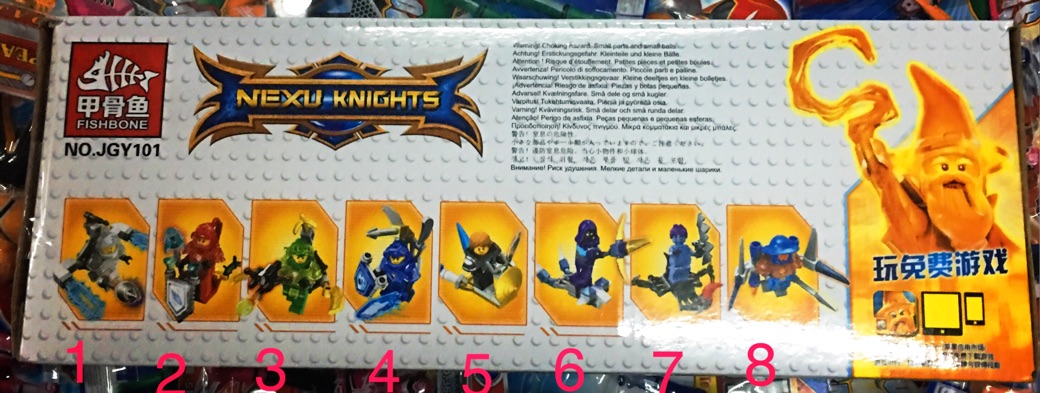 Đồ chơi trẻ em - Logo Nexo Knights 8in1