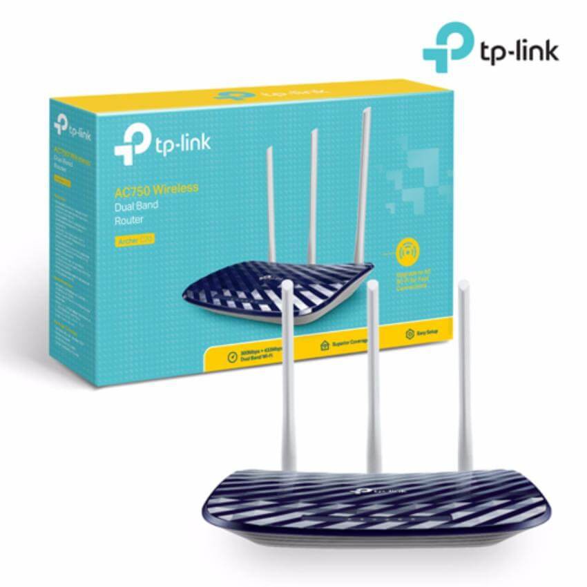 TP-Link Archer C20 – Bộ Phát WiFi Router Băng tần kép AC750