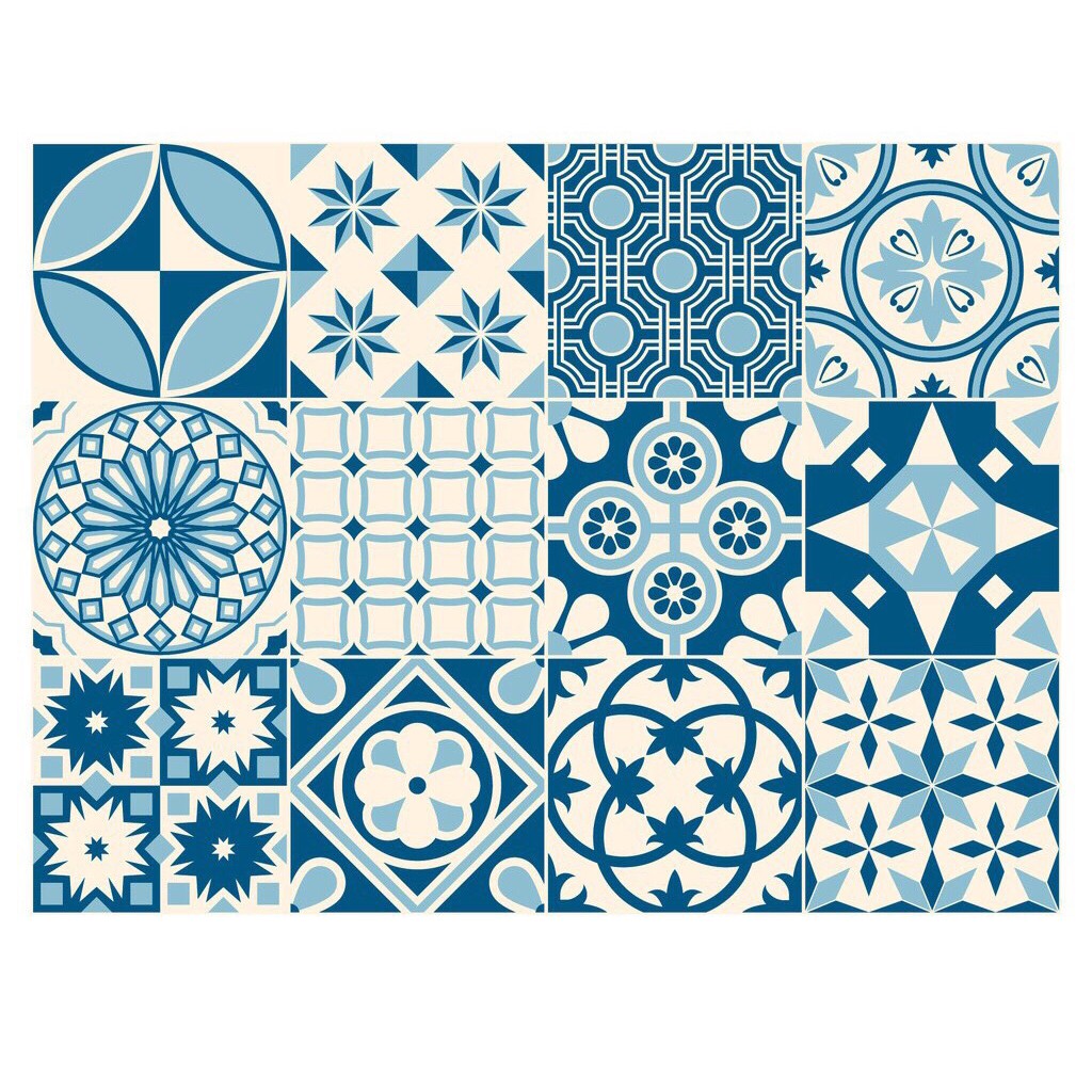 set 60 ô decal gạch bông phong cách châu âu-kt 20x20cm/1 ô | BigBuy360 - bigbuy360.vn