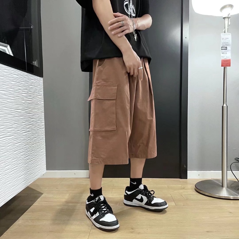 Quần Dài Có Túi Dáng Rộng Phong Cách Nhật Bản Thời Trang Mùa Hè Cho Nam Size M-2XL Quần Short Nam VICERO 6 Màu Trẻ Trung Chất Liệu Kaki Mềm Mại, Quần Đùi Nam Kiểu Dáng Basic Phong Cách Hàn Quốc quần short jeans nam quần đùi nam