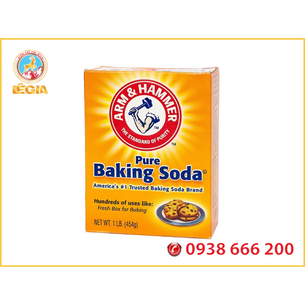 Bột Đa Dụng Pure Baking Soda Arm &amp; Hammer 454G