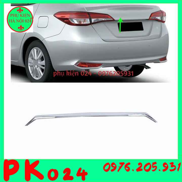 [Vios 2019-2020] Ốp Tay Mở Cốp Mạ Crom Xe Vios 2019 2020