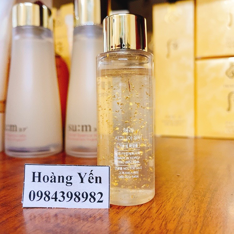 [1 lọ] Nước hoa hồng Hera chứa tinh chất vàng lọ 20 ml- date 2023