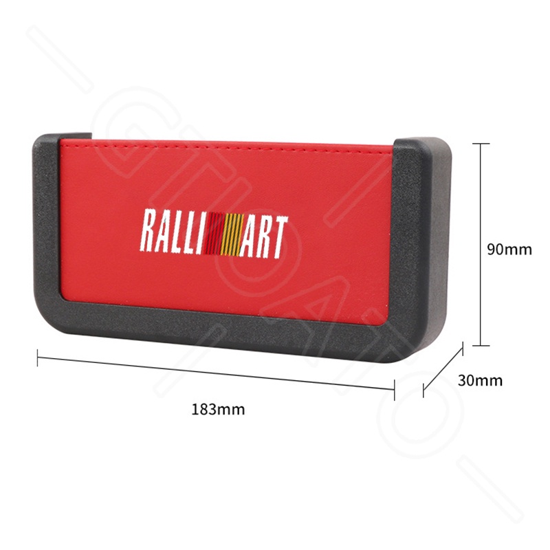 GTIOATO Cho RALLIART Hộp Đựng Điện Thoại Trên Oto Khay ĐựNg Đồ Ô Tô Hộp Đựng Điện Thoại Trên Xe Túi Đựng Điện Thoại Trên Ô Tô HộP ĐựNg Đồ TrêN Ô Tô Phụ Kiện Xe Hơi Cho Mitsubishi L300 L200 Xpander Cross Outlander Attrage Xpander Lancer