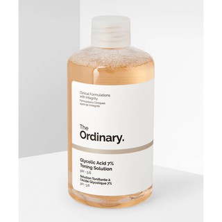 Nước hoa hồng tẩy da chết AHA The Ordinary Glycolic Acid 7% Toning Solution (Bill Anh)