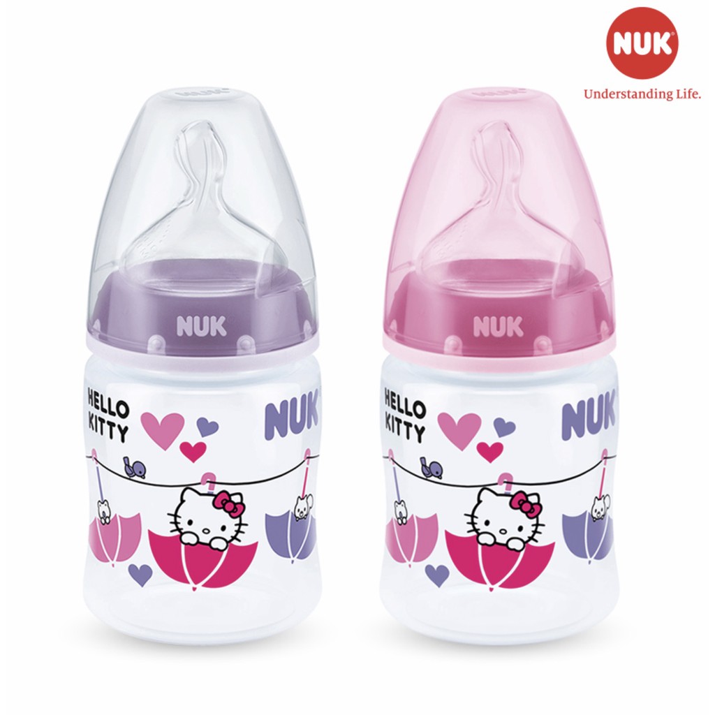 Bình sữa NUK Hello Kitty Premium Choice+ nhựa PP 150ml 300ml