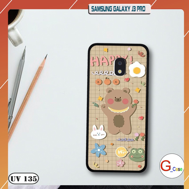 Ốp lưng Samsung Galaxy J3 Pro - Lưng nhám chống trầy