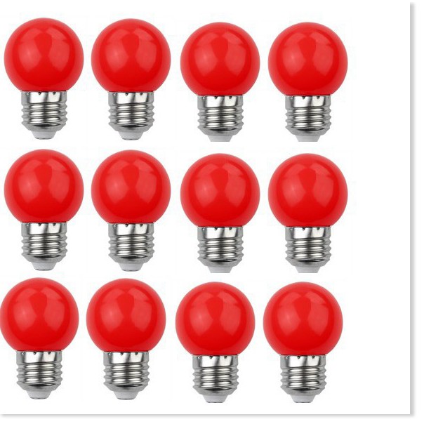 Bóng chanh led ánh sáng đỏ thắp trang trí, thắp ban thờ, điện thờ...
